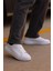 - Beyaz Hakiki Deri Bağcıklı Erkek Sneaker 800-2501 1