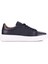 - Lacivert Hakiki Deri Bağcıklı Erkek Sneaker 800-2501 1