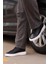 - Siyah Hakiki Deri Bağcıklı Erkek Sneaker 800-2501 1