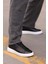 - Siyah Hakiki Deri Bağcıklı Erkek Sneaker 800-2501 3