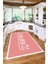 Baskılı Modern Kitchen Yazılı Yıkanabilir Kaymaz Yolluk Salon Mutfak Halısı, Mutfak-67-Pembe, 4