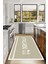 Baskılı Sade Modern Kitchen Yazılı Yıkanabilir Kaymaz Yolluk Salon Mutfak Halısı, Mutfak-91-Bej, 1