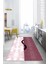Dijital Baskılı Sade Desen Yıkanabilir Kaymaz Yolluk Salon Mutfak Halısı, Mutfak-96-Pembe, 4