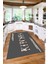 Baskılı Çiçek Motifli Kitchen Yazılı Yıkanabilir Kaymaz Yolluk Salon Mutfak Halısı, Mutfak-70-Gri, 3