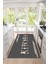 Baskılı Çiçek Motifli Kitchen Yazılı Yıkanabilir Kaymaz Yolluk Salon Mutfak Halısı, Mutfak-70-Gri, 5