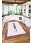 Baskılı Sade Kitchen Yazı Desenli Yıkanabilir Kaymaz Yolluk Salon Mutfak Halısı, Mutfak-65-Pembe, 4