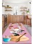 Dijital Baskılı Pasta Şef Desenli Yıkanabilir Kaymaz Yolluk Salon Mutfak Halısı, Mutfak-83-Pembe, 4