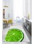 Baskılı Misket Limon Desenli Yıkanabilir Kaymaz Yolluk Salon Mutfak Halısı, Mutfak-63-Beyaz, 1