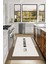 Baskılı Sade Kitchen Yazı Desenli Yıkanabilir Kaymaz Yolluk Salon Mutfak Halısı, Mutfak-65-Kahve, 5