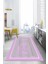 Baskılı Kitchen Yazı Desenli Yıkanabilir Kaymaz Yolluk Salon Mutfak Halısı, Mutfak-64-Pembe, 1