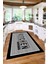 Baskılı Kitchen Yazı Desenli Yıkanabilir Kaymaz Yolluk Salon Mutfak Halısı, Mutfak-64-Siyah, 4