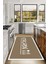 Baskılı Modern Kitchen Yazılı Yıkanabilir Kaymaz Yolluk Salon Mutfak Halısı, Mutfak-67-Bej, 5