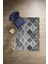 Baskılı Patchwork Etnik Modern Yıkanabilir Kaymaz Yolluk Mutfak Salon Halısı, Patchwork-32-Gri, 3