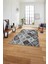Baskılı Patchwork Etnik Modern Yıkanabilir Kaymaz Yolluk Mutfak Salon Halısı, Patchwork-32-Gri, 4