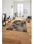 Baskılı Patchwork Klasik Motif Yıkanabilir Kaymaz Yolluk Mutfak Salon Halısı, Patchwork-35-Kahve, 4