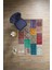 Baskılı Patchwork Otantik Model Yıkanabilir Kaymaz Yolluk Mutfak Salon Halısı, Patchwork-22-Renkli, 3