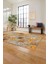 Baskılı Patchwork Klasik Motif Yıkanabilir Kaymaz Yolluk Mutfak Salon Halısı, Patchwork-35-Turuncu, 2