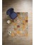 Baskılı Patchwork Klasik Motif Yıkanabilir Kaymaz Yolluk Mutfak Salon Halısı, Patchwork-35-Turuncu, 3