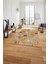 Baskılı Patchwork Klasik Motif Yıkanabilir Kaymaz Yolluk Mutfak Salon Halısı, Patchwork-35-Turuncu, 4