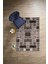 Baskılı Patchwork Etnik Model Yıkanabilir Kaymaz Yolluk Mutfak Salon Halısı, Patchwork-23-Vizon, 3