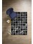 Baskılı Patchwork Leopar Desenli Yıkanabilir Kaymaz Yolluk Mutfak Salon Halısı, Patchwork-24-Gri, 3