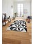 Baskılı Patchwork Geometrik Yıkanabilir Kaymaz Yolluk Mutfak Salon Halısı, Patchwork-38-Gri, 4