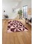 Baskılı Patchwork Geometrik Yıkanabilir Kaymaz Yolluk Mutfak Salon Halısı, Patchwork-38-Bordo, 1