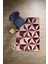 Baskılı Patchwork Geometrik Yıkanabilir Kaymaz Yolluk Mutfak Salon Halısı, Patchwork-38-Bordo, 3