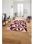 Baskılı Patchwork Geometrik Yıkanabilir Kaymaz Yolluk Mutfak Salon Halısı, Patchwork-38-Bordo, 4