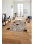 Baskılı Patchwork Akrilik Desenli Yıkanabilir Kaymaz Yolluk Mutfak Salon Halısı, Patchwork-28-Kahve, 4