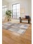 Baskılı Patchwork Çizgili Model Yıkanabilir Kaymaz Yolluk Mutfak Salon Halısı, Patchwork-33-Vizon, 2
