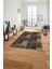 Baskılı Patchwork Sade Modern Yıkanabilir Kaymaz Yolluk Mutfak Salon Halısı, Patchwork-21-Kahve, 4