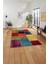 Baskılı Patchwork Etnik Görünüm Yıkanabilir Kaymaz Yolluk Mutfak Salon Halısı, Patchwork-39-Renkli, 1