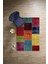 Baskılı Patchwork Etnik Görünüm Yıkanabilir Kaymaz Yolluk Mutfak Salon Halısı, Patchwork-39-Renkli, 3