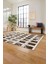 Baskılı Patchwork Iplik Desen Yıkanabilir Kaymaz Yolluk Mutfak Salon Halısı, Patchwork-25-Kahve, 2