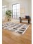 Baskılı Patchwork Iplik Desen Yıkanabilir Kaymaz Yolluk Mutfak Salon Halısı, Patchwork-25-Vizon, 2