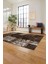 Baskılı Patchwork Sade Modern Yıkanabilir Kaymaz Yolluk Mutfak Salon Halısı, Patchwork-30-Kahve, 2