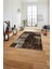 Baskılı Patchwork Sade Modern Yıkanabilir Kaymaz Yolluk Mutfak Salon Halısı, Patchwork-30-Kahve, 4