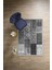 Baskılı Patchwork Otantik Model Yıkanabilir Kaymaz Yolluk Mutfak Salon Halısı, Patchwork-22-Gri, 3