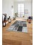 Baskılı Patchwork Otantik Model Yıkanabilir Kaymaz Yolluk Mutfak Salon Halısı, Patchwork-22-Gri, 4