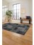 Baskılı Patchwork Sade Modern Yıkanabilir Kaymaz Yolluk Mutfak Salon Halısı, Patchwork-21-Gri, 2
