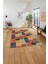 Baskılı Patchwork Sade Modern Yıkanabilir Kaymaz Yolluk Mutfak Salon Halısı, Patchwork-21-Renkli, 1