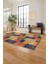 Baskılı Patchwork Sade Modern Yıkanabilir Kaymaz Yolluk Mutfak Salon Halısı, Patchwork-21-Renkli, 2
