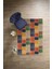 Baskılı Patchwork Sade Modern Yıkanabilir Kaymaz Yolluk Mutfak Salon Halısı, Patchwork-21-Renkli, 3