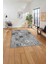 Baskılı Patchwork Klasik Motif Yıkanabilir Kaymaz Yolluk Mutfak Salon Halısı, Patchwork-35-Gri, 1
