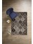 Baskılı Patchwork Etnik Modern Yıkanabilir Kaymaz Yolluk Mutfak Salon Halısı, Patchwork-32-Kahve, 3