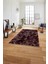Baskılı Patchwork Çizgili Yıkanabilir Kaymaz Yolluk Mutfak Salon Halısı, Patchwork-29-Bordo, 4
