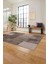 Baskılı Patchwork Dekoratif Yıkanabilir Kaymaz Yolluk Mutfak Salon Halısı, Patchwork-36-Vizon, 2