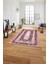 Dijital Sade Dikdörtgen Desenli Yıkanabilir Kaymaz Yolluk Mutfak Salon Halısı, Sade-63-Bordo, 2