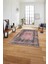 Dijital Baskılı Sade Çerçeveli Desen Yıkanabilir Kaymaz Yolluk Mutfak Salon Halısı, Sade-62-Pembe, 2